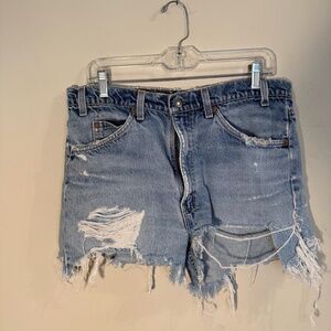 Great Vintage Levi 517 Cut Offs 36" Waist, Unisex